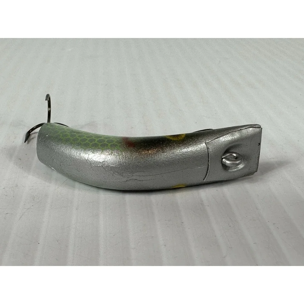 Vintage Kautzky Lazy Ike 1‎ KL-14 SHAD Wooden Fishing Lure Original Box